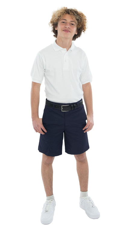 School Uniforms Boys and Mens Flat Front Shorts By Tom Sawyer