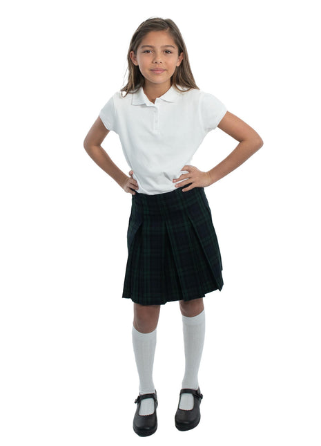 School Uniforms Girls Short Sleeve Feminine Fit Pique Polo Shirt By Becky Thatcher