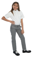 School Uniform Girls Flat Front Straight Leg Pants by Becky Thatcher