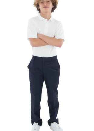 School Uniform Boys and Mens Flat Front Pants by Tom Sawyer