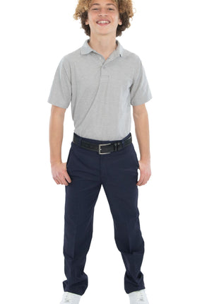 School Uniform Boys and Mens Flat Front Pants by Tom Sawyer