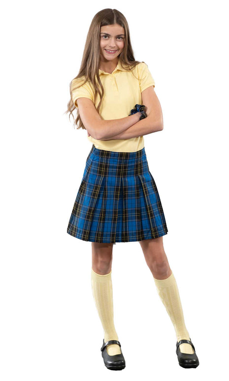 Girls Skirt Top of The Knee Plaid #92 (5TH-8TH) Formal Day