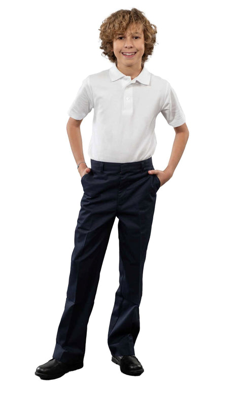 Boys and Mens Flat Front Pants (Prek-6TH) Formal Day