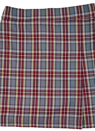Two-Sided Pleated Skort Plaid #43 by hello nella