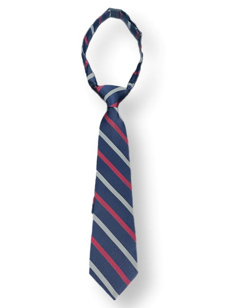 School Uniform Traditonal Clip-On-Red/Navy/Grey