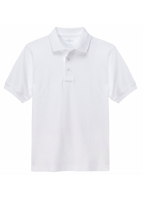 School Uniform Kids Short Sleeve Interlock Polo Shirt by Tom Sawyer