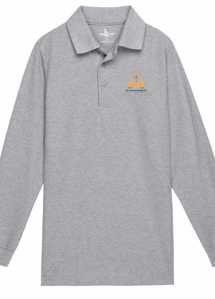 Kids Long Sleeve Pique Polo Shirt (Prek-8TH)