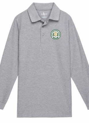 Kids Long Sleeve Pique Polo Shirt (Prek-8TH)