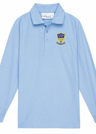 Kids Long Sleeve Pique Polo (TK ONLY)