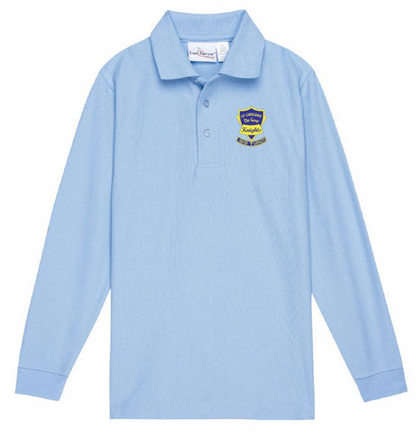 Kids Long Sleeve Pique Polo (TK ONLY)