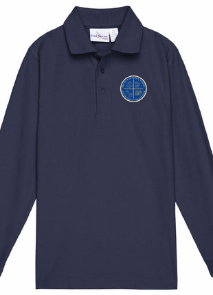 Kids Long Sleeve Pique Polo (TK-8TH)