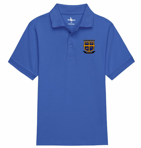 Kids Short Sleeve Interlock Polo Shirt