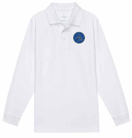 Kids Long Sleeve Pique Polo (TK-8TH)