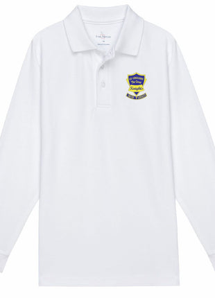 Kids Long Sleeve Pique Polo (K-8TH)