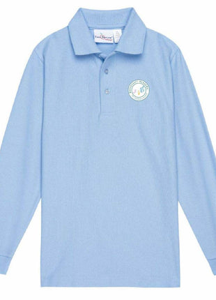 Kids Long Sleeve Pique Polo