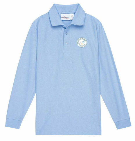 Kids Long Sleeve Pique Polo