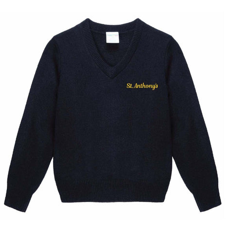 Kids V-Neck Pull-Over Sweater (Prek-6TH)
