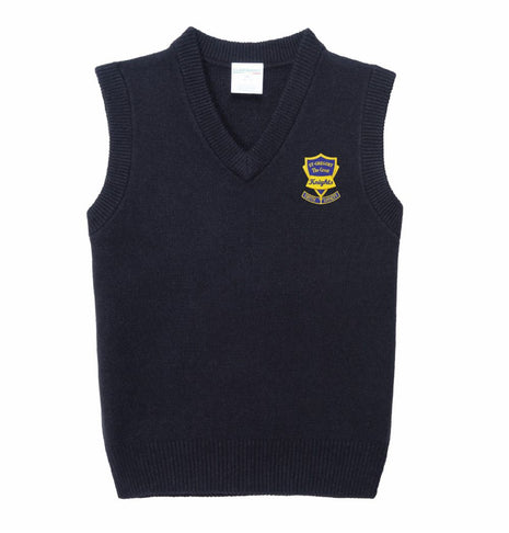 Kids v-Neck Pull-Over Sweater Vest (6TH-8TH)