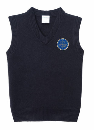 Kids v-Neck Pull-Over Sweater Vest (TK-8TH)