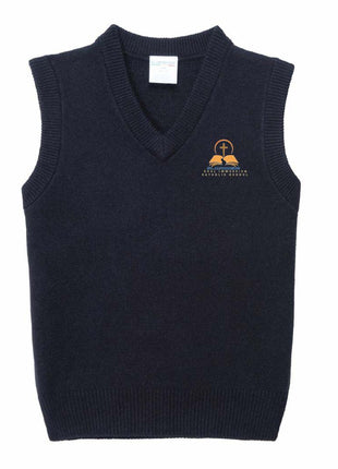 Kids V-Neck Sweater Vest (Prek-8TH) (Formal Day)