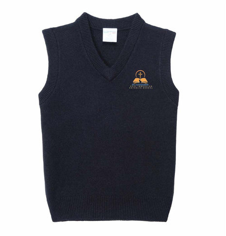 Kids V-Neck Sweater Vest (Prek-8TH) (Formal Day)