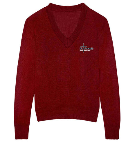 Kids V-Neck Pull-Over Sweater (6TH-8TH)