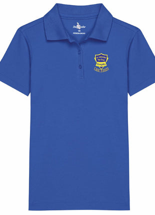 Girls Short Sleeve Interlock Polo (5TH-8TH)