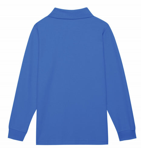 School Uniform Kids Long Sleeve Pique Polo Shirt by Tom Sawyer