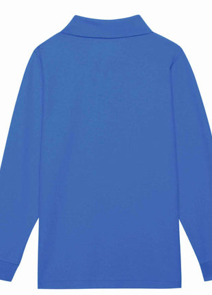 Kids Long Sleeve Pique Polo