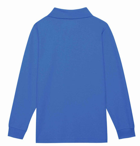 Kids Long Sleeve Pique Polo
