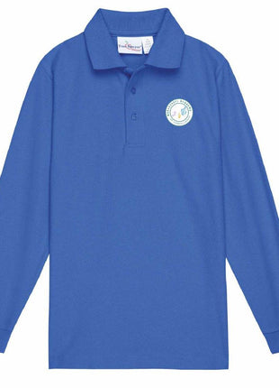 Kids Long Sleeve Pique Polo