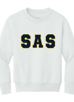 Kids Crewneck Sweatshirt w/School Initials (Prek-6TH)