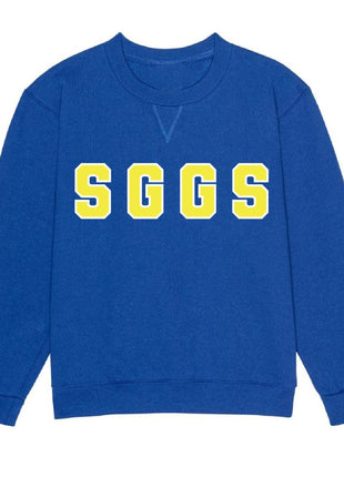 Kids Crewneck Sweatshirt w/School Initials (TK-8TH)