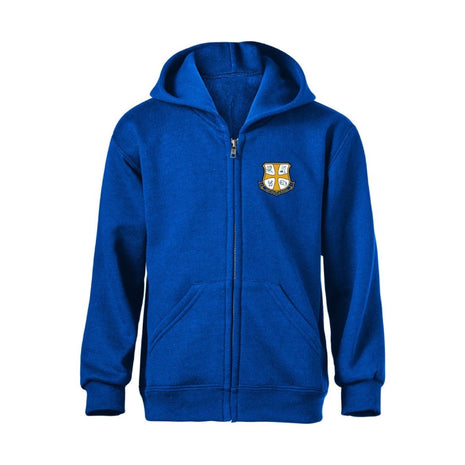 School Uniform Kids Classic Full Zip Hooded Sweatshirt by Soffe