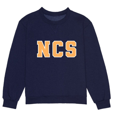 Kids Crewneck Sweatshirt w/School Initials (TK-8TH)
