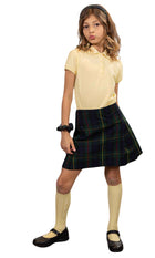 School Uniform Girls Two-Sided Pleated Skort Plaid #83 by hello nella