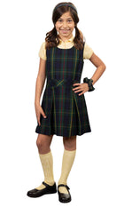 School Uniform Girls Plaid Jumper Top of The Knee Plaid #83 by hello nella