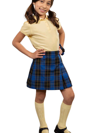 School Uniform Girls Two-Sided Pleated Skort Plaid #92 by hello nella