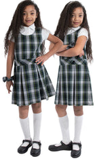 Uniforme escolar Niñas Plaid Jumper Parte superior de la rodilla Plaid #61