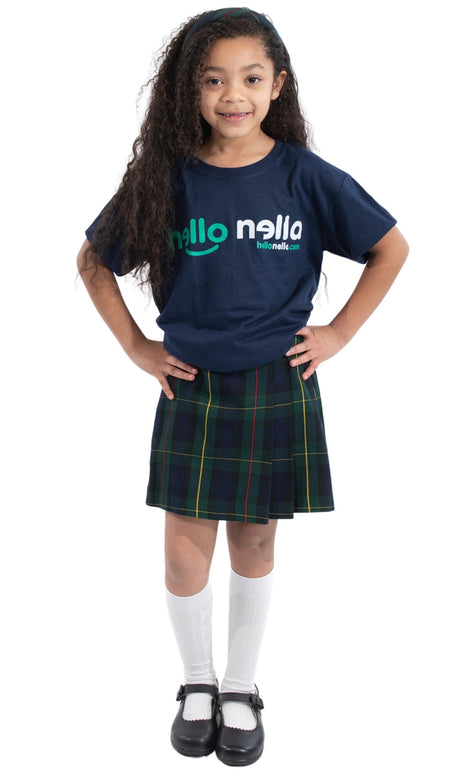 Uniforme Escolar Niña Cable-Rodilla-Hola Calcetines