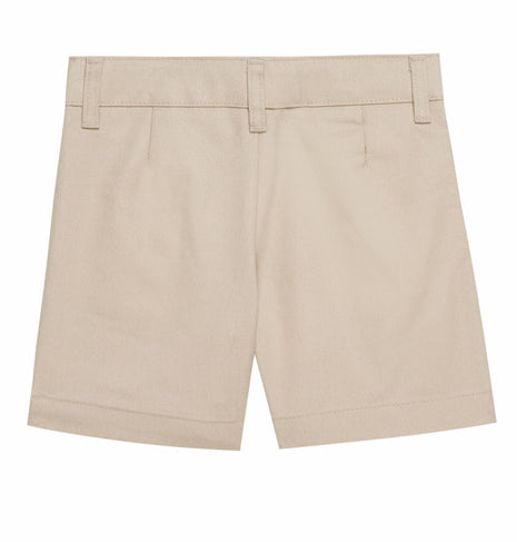 Bermudas con frente plano para niñas de uniforme escolar de Becky Thatcher 