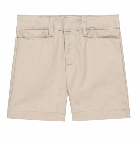 Bermudas con frente plano para niñas de uniforme escolar de Becky Thatcher 