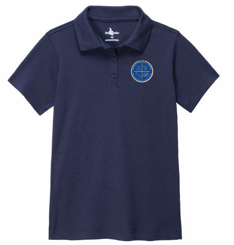 Girls Short Sleeve Interlock Polo (TK-8TH)