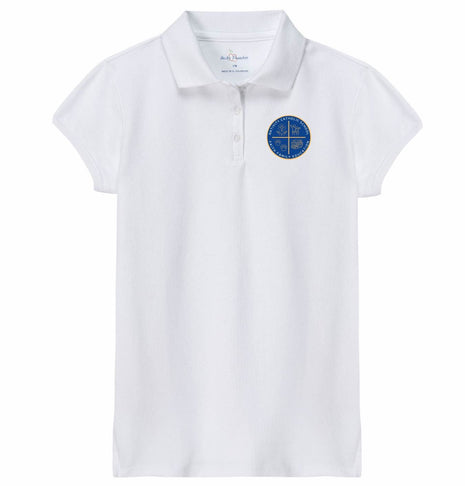 Girls Short Sleeve Pique Polo (TK-8TH)