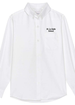 Girls Long Sleeve Oxford Dress Shirt (Prek-8TH)