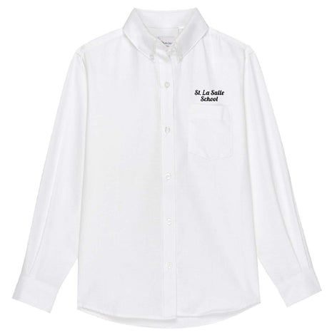 Girls Long Sleeve Oxford Dress Shirt (Prek-8TH)