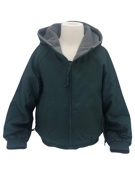 Chaqueta de nailon pesado de primera calidad para uniforme escolar