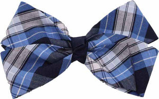 School Uniform Girl Hair Bow Plaid #76