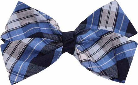 School Uniform Girl Hair Bow Plaid #76