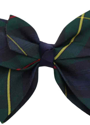 School Uniform Girl Hair Bow Plaid #83